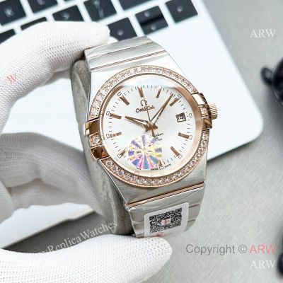 High Quality Replica OMEGA Constellation Double Eagle Different Colors Strap Different Colors Face Dial Different Colors Case Watch 38*11mm